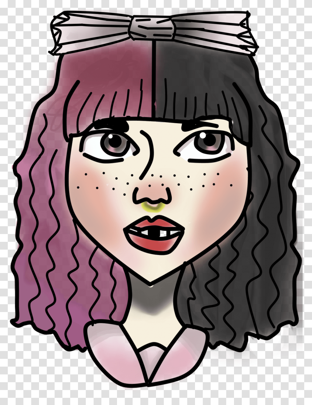 Melanie Martinez Complete Without Background By Omgitsec Portable Network Graphics, Face, Head, Drawing, Female Transparent Png