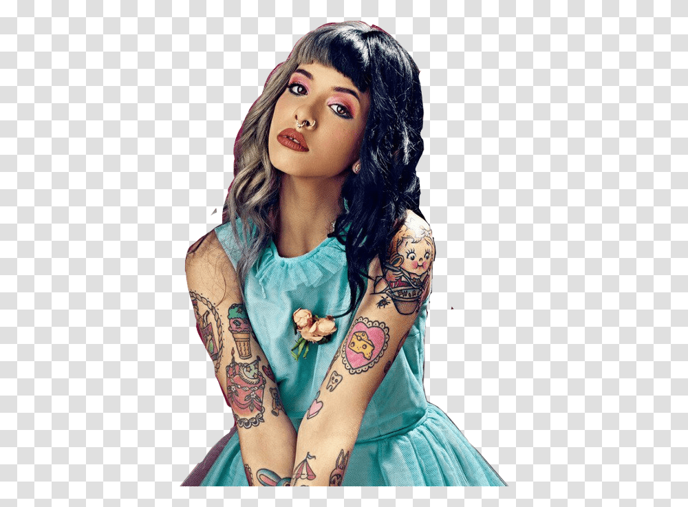 Melanie Martinez Download Melanie Martinez, Skin, Person, Human, Tattoo Transparent Png