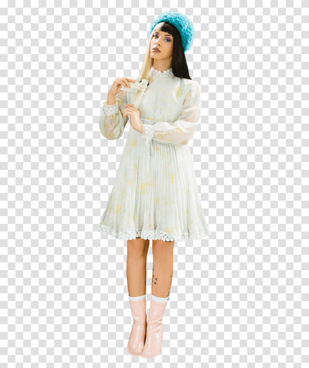 Melanie Martinez White Dress, Female, Person, Woman Transparent Png