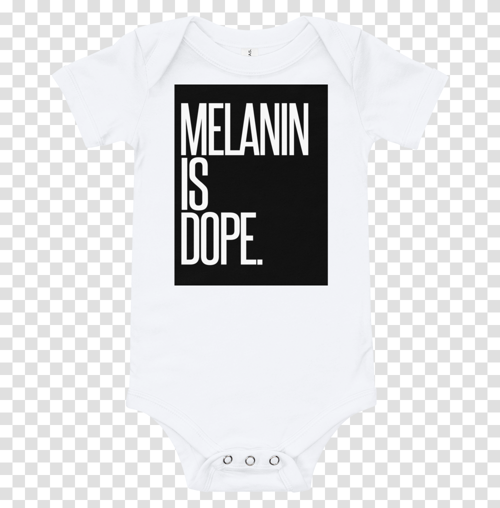 Melanin Is Dope Baby Onesie Infant Bed, Apparel, T-Shirt Transparent Png