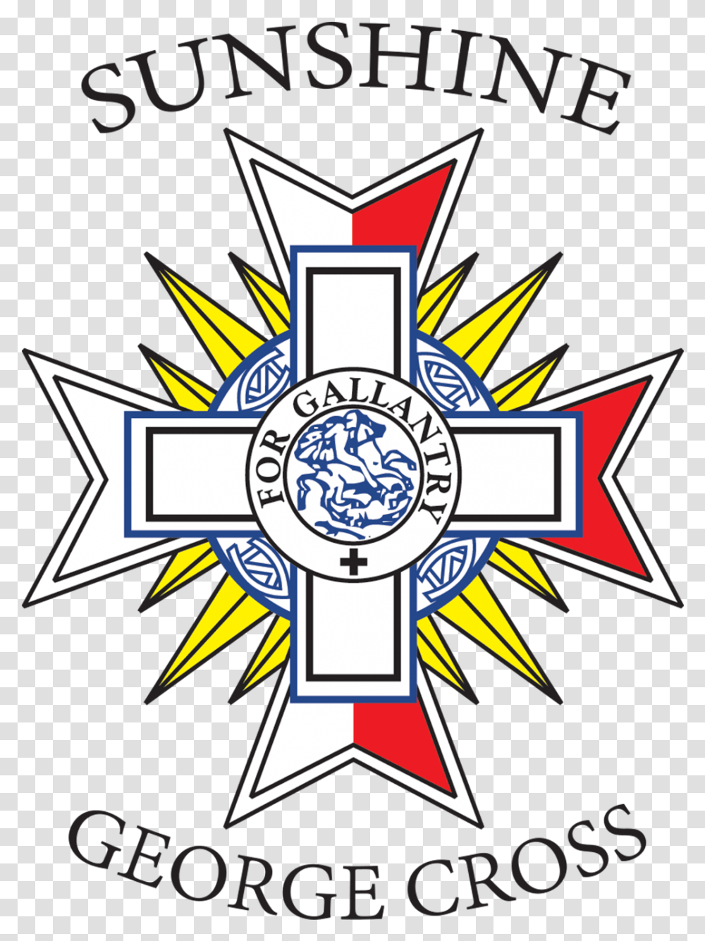 Melbourne Based Maltese Club Sunshine George Cross Fc, Emblem, Logo, Trademark Transparent Png