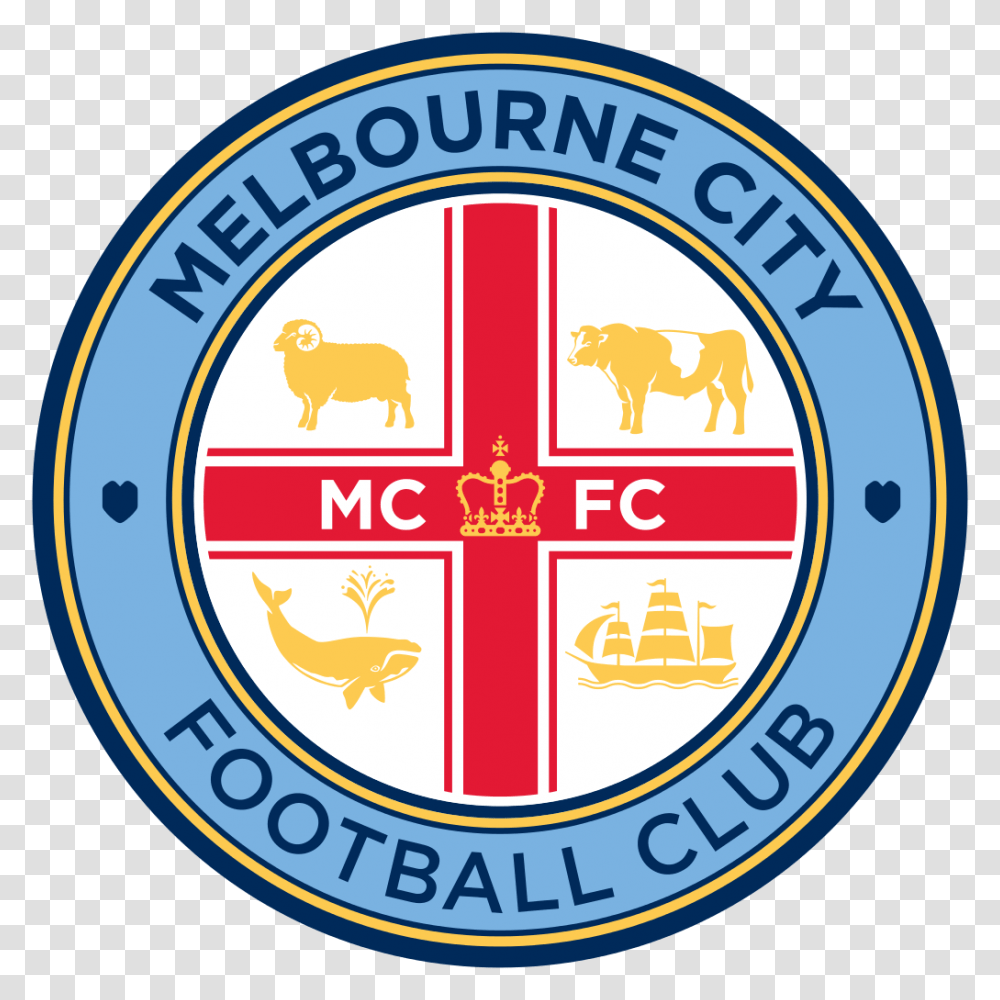 Melbourne City Fc, Logo, Trademark, Badge Transparent Png