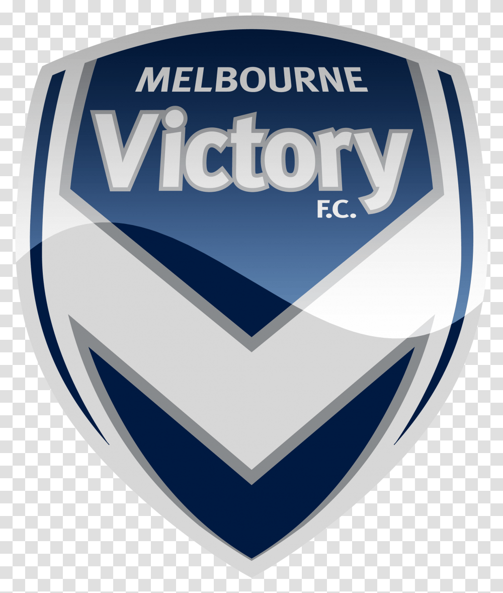 Melbourne Victory Fc Hd Logo Football Logos Melbourne Victory Football Club, Symbol, Trademark, Glass, Security Transparent Png