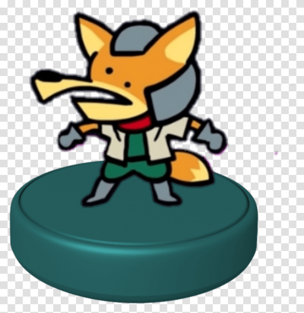 Melee Fox Into A Custom Amiibo Yet Fictional Character, Birthday Cake, Dessert, Food, Outdoors Transparent Png