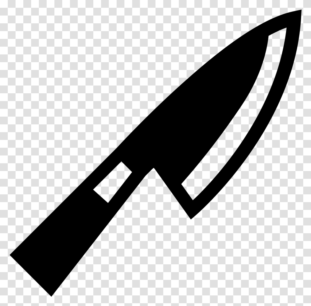 Melee Weapon Chef Knife Icon, Gray, World Of Warcraft Transparent Png