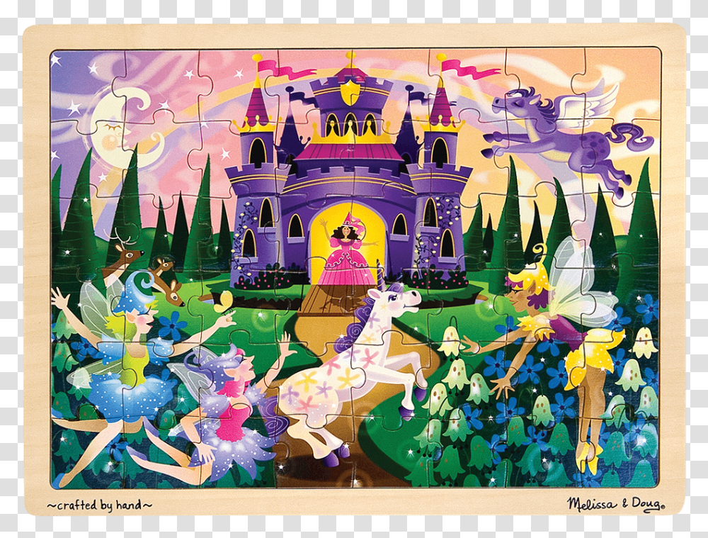 Melissa And Doug Fairy Puzzle, Poster, Advertisement, Theme Park Transparent Png