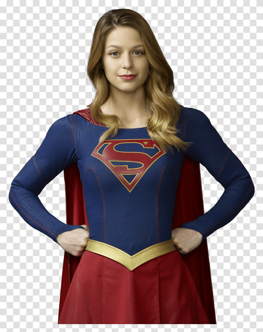 Melissa Benoist Supergirl Season, Sleeve, Costume, Long Sleeve Transparent Png