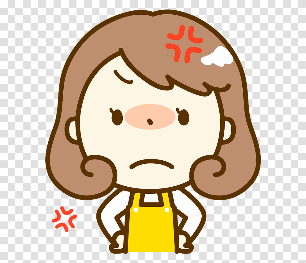 Melissa Woman Is Angry Clipart Free Download Illustration, Outdoors, Face, Food, Nature Transparent Png