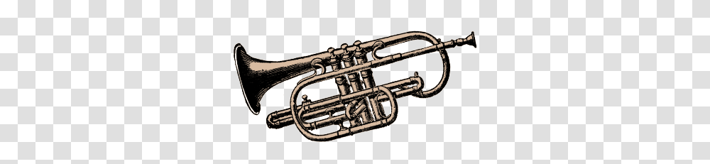 Mellophone Drawing Marching Band Clipart Trumpet, Horn, Brass Section, Musical Instrument, Cornet Transparent Png