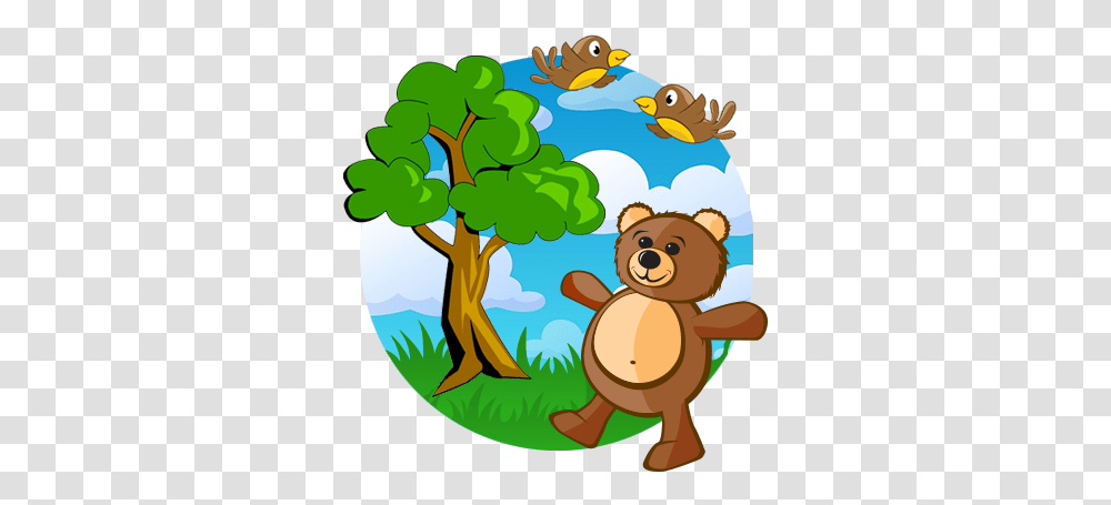 Melody Treehouse - Songs And Music For Children Cartoon, Toy, Animal, Mammal, Teddy Bear Transparent Png