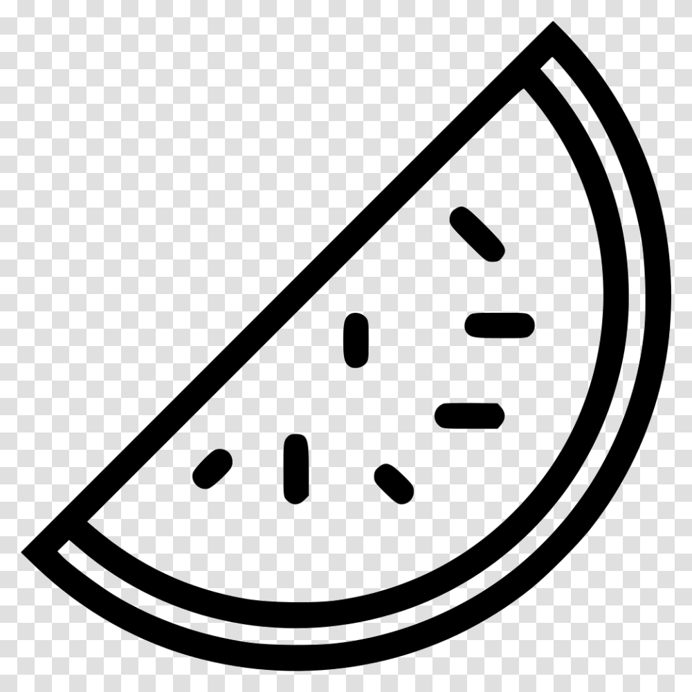 Melon Breakfast Meal Dinner Fast Melon Icon, Triangle, Shovel, Tool, Dish Transparent Png