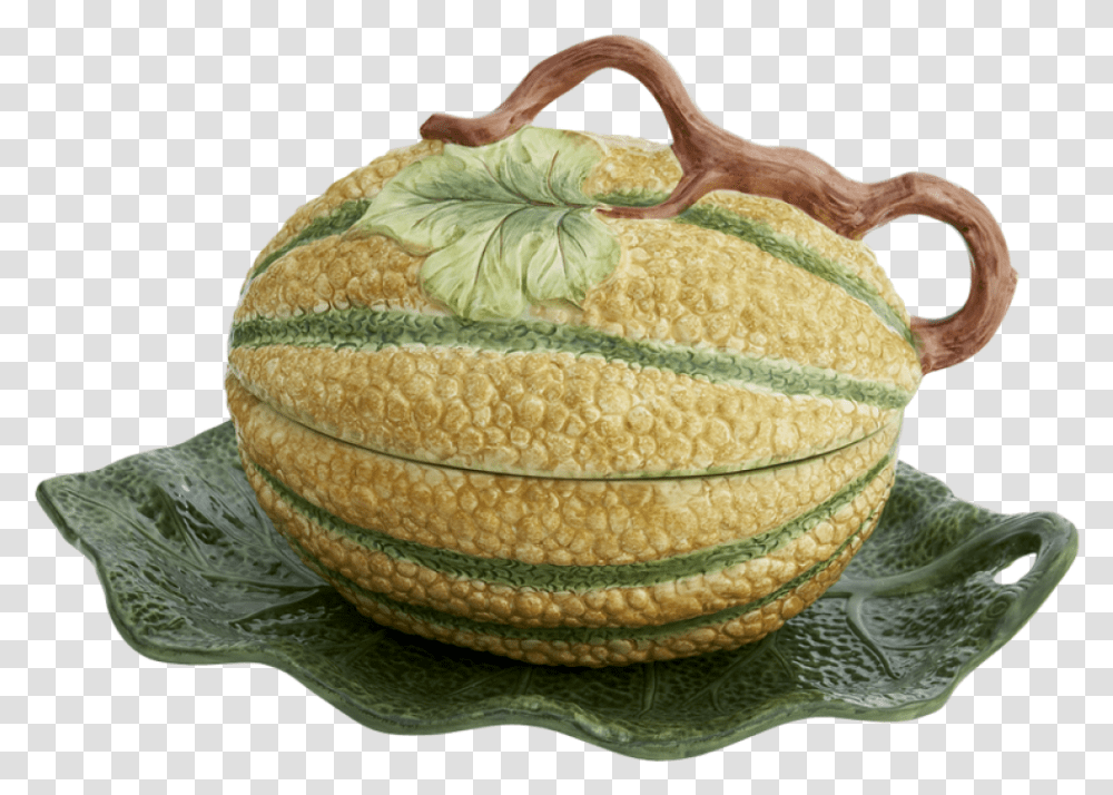Melon Tureen And Stand Honeydew, Plant, Fruit, Food, Snake Transparent Png