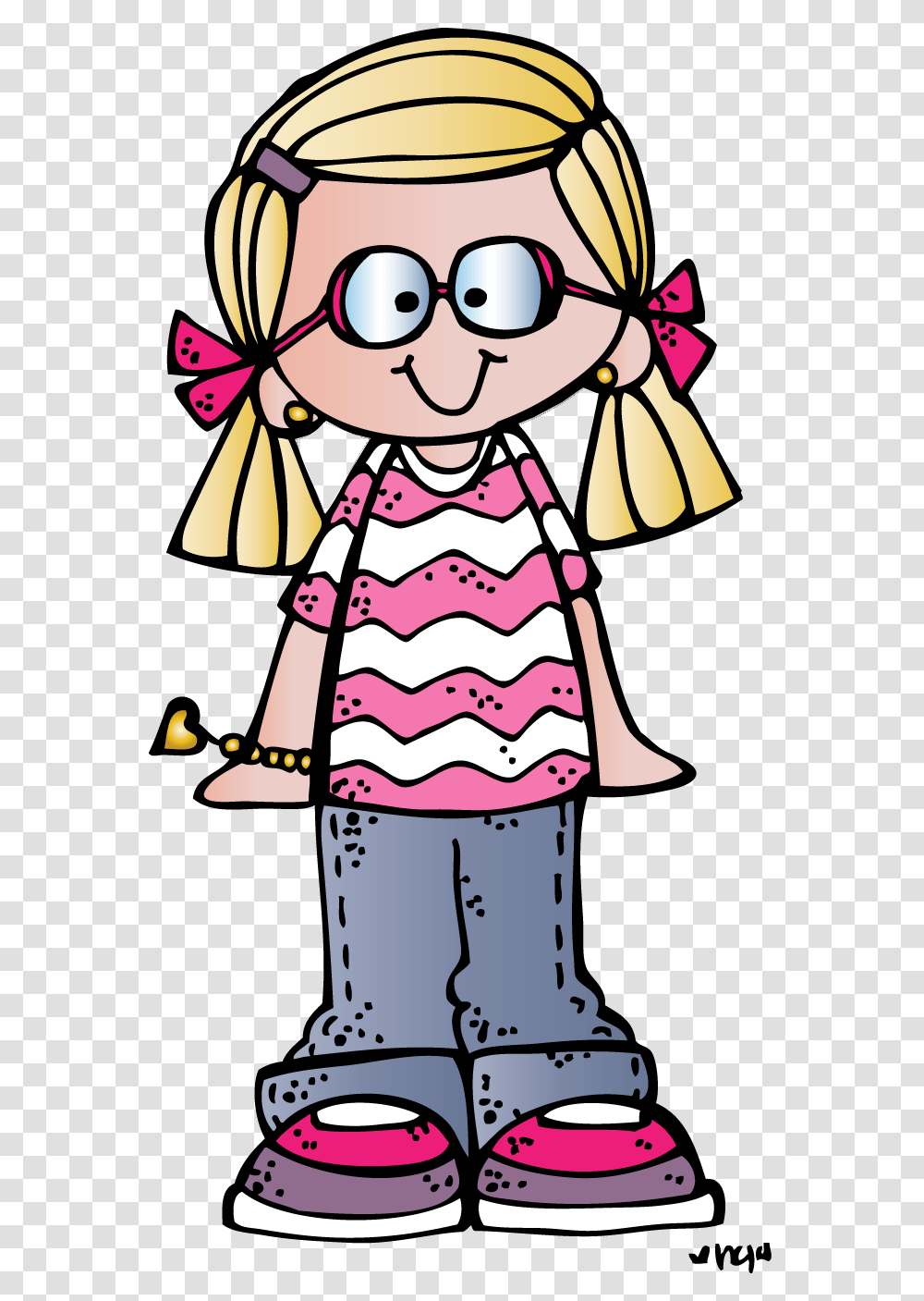Melonheadz Clipart Girl, Female, Kid, Child, Drawing Transparent Png