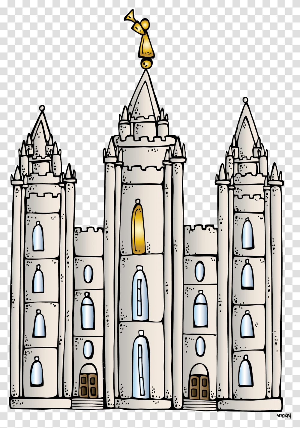 Melonheadz Lds Illustrating, Architecture, Building, Church, Cathedral Transparent Png