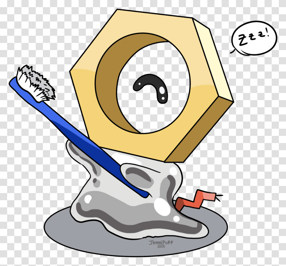 Meltan Reminds You To Brush Your Teeth And Go To Sleep Meltan, Electronics, Curling, Sport, Sports Transparent Png