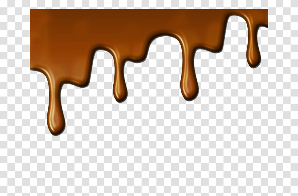 Melted Chocolate Dripping Free, Furniture, Food, Honey Transparent Png