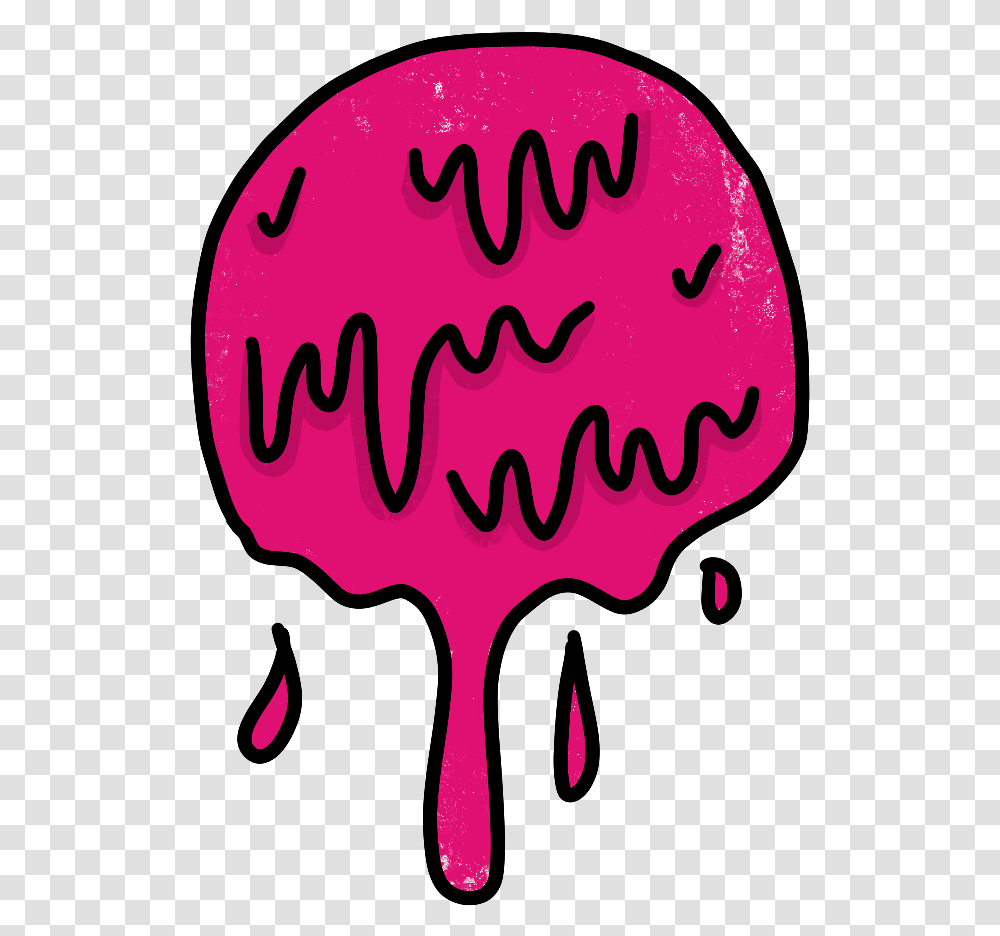 Melting Circle Pink Drops Texture Lineart Gremiart Melting Circle, Label, Handwriting, Word, Sticker Transparent Png