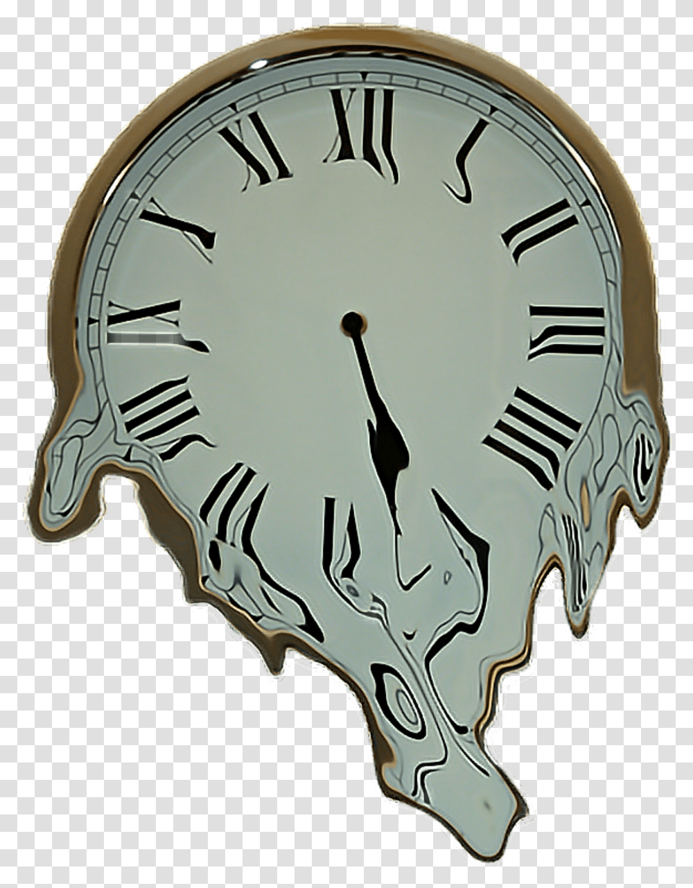 Melting Clocks Clipart Melting Clock, Wall Clock, Analog Clock Transparent Png