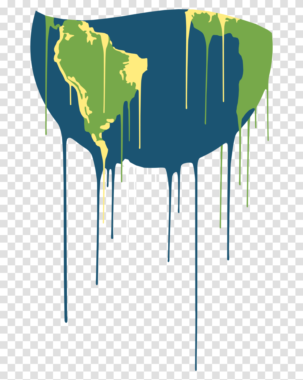 Melting Earth By Assassicactu Earth Melting Clipart, Nature, Ice, Outdoors, Snow Transparent Png
