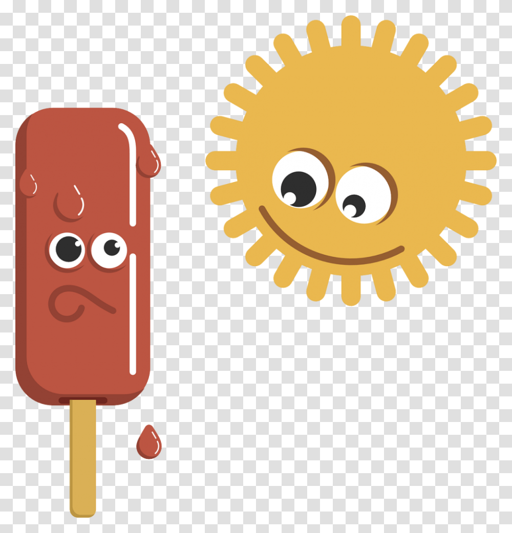 Melting Popsicle Sun Melting Popsicle Clipart, Outdoors, Nature, Ice Pop Transparent Png