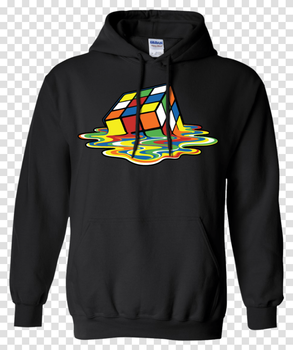 Melting Rubiks Cube Shirt No Such Thing As A Fish Hoodie, Apparel, Sweatshirt, Sweater Transparent Png