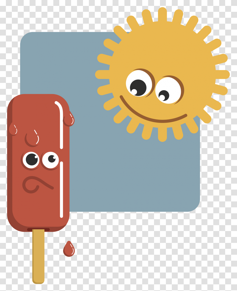 Melting Sun Clipart Clip Art Images, Label, Ice Pop Transparent Png