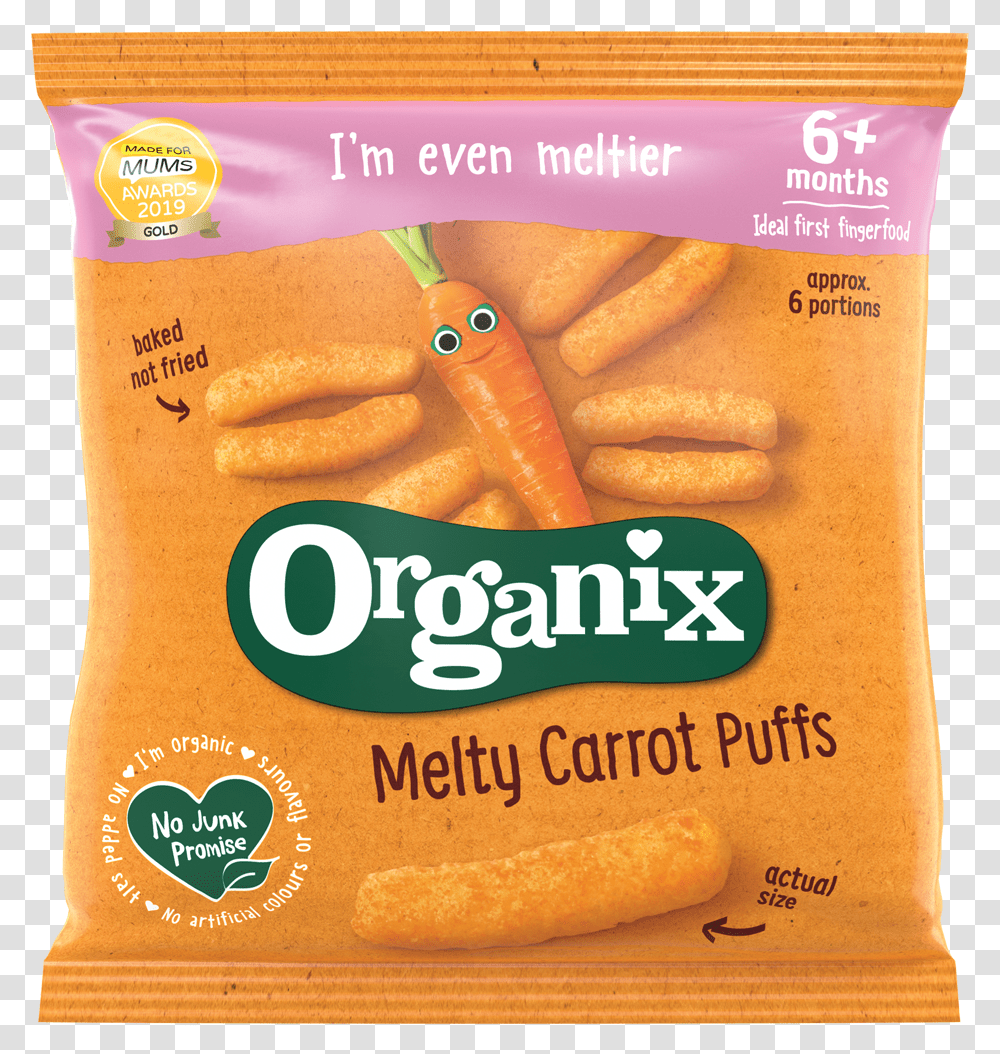 Melty Carrot Puffs Baby Carrot, Plant, Vegetable, Food, Hot Dog Transparent Png