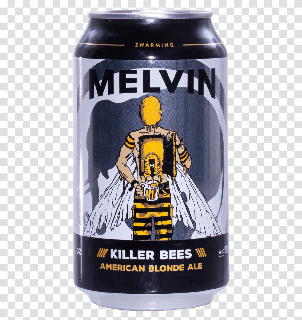 Melvin Brewing Killer Bees, Label, Sticker, Person Transparent Png