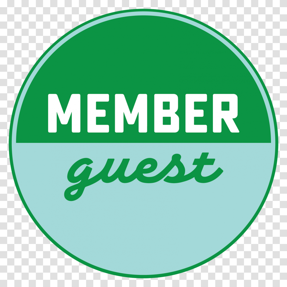 Member Guest Circle, Label, Logo Transparent Png