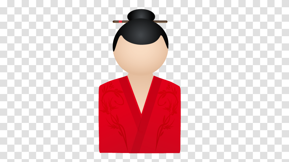 Member Person Account Kimono Red Woman User Human Japan People Icon, Clothing, Apparel, Art, Maroon Transparent Png