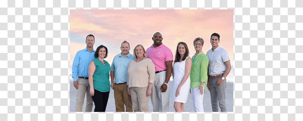 Members Of The New Davidson Realty Beaches Team Are Family, Person, Human, People, Standing Transparent Png