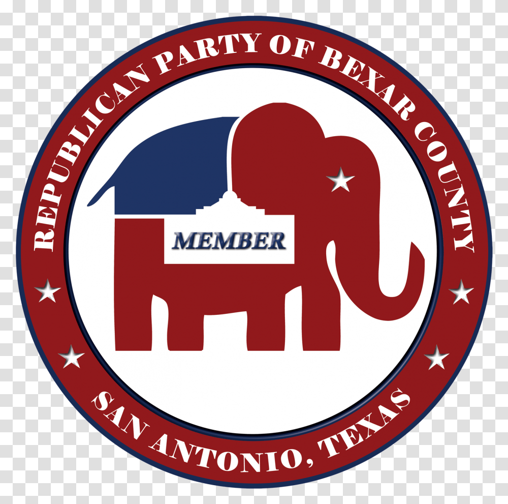 Members Only Bexar County Republican Party, Logo, Label Transparent Png
