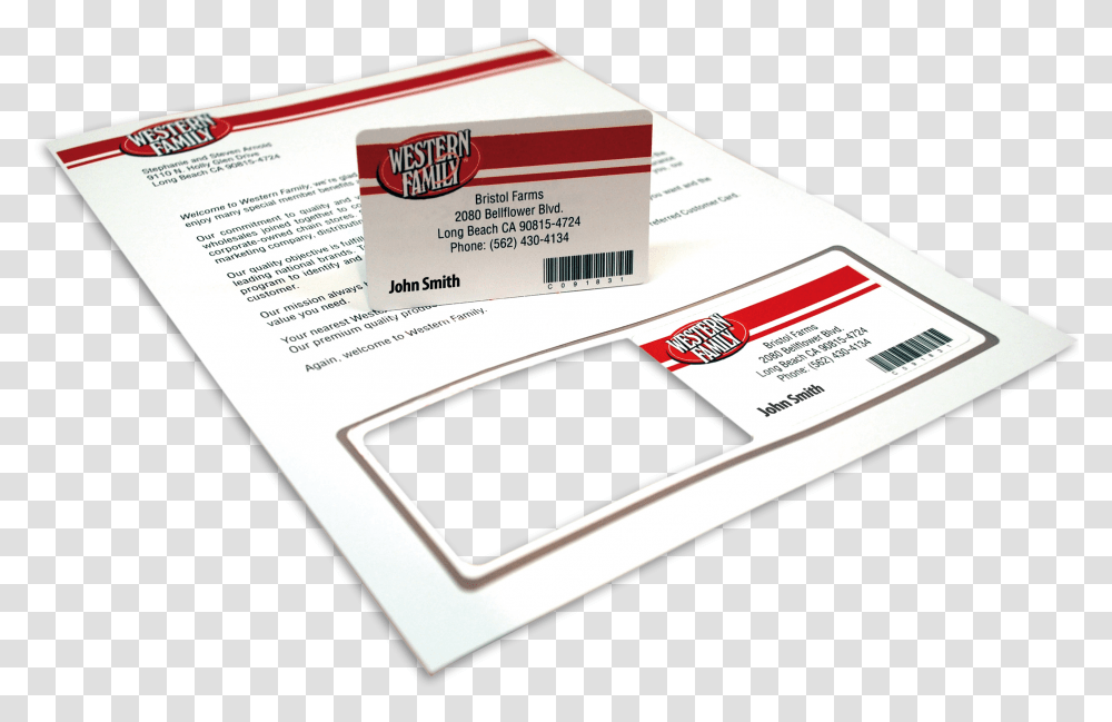Membership Card Perforated On A Letter, Business Card, Paper Transparent Png
