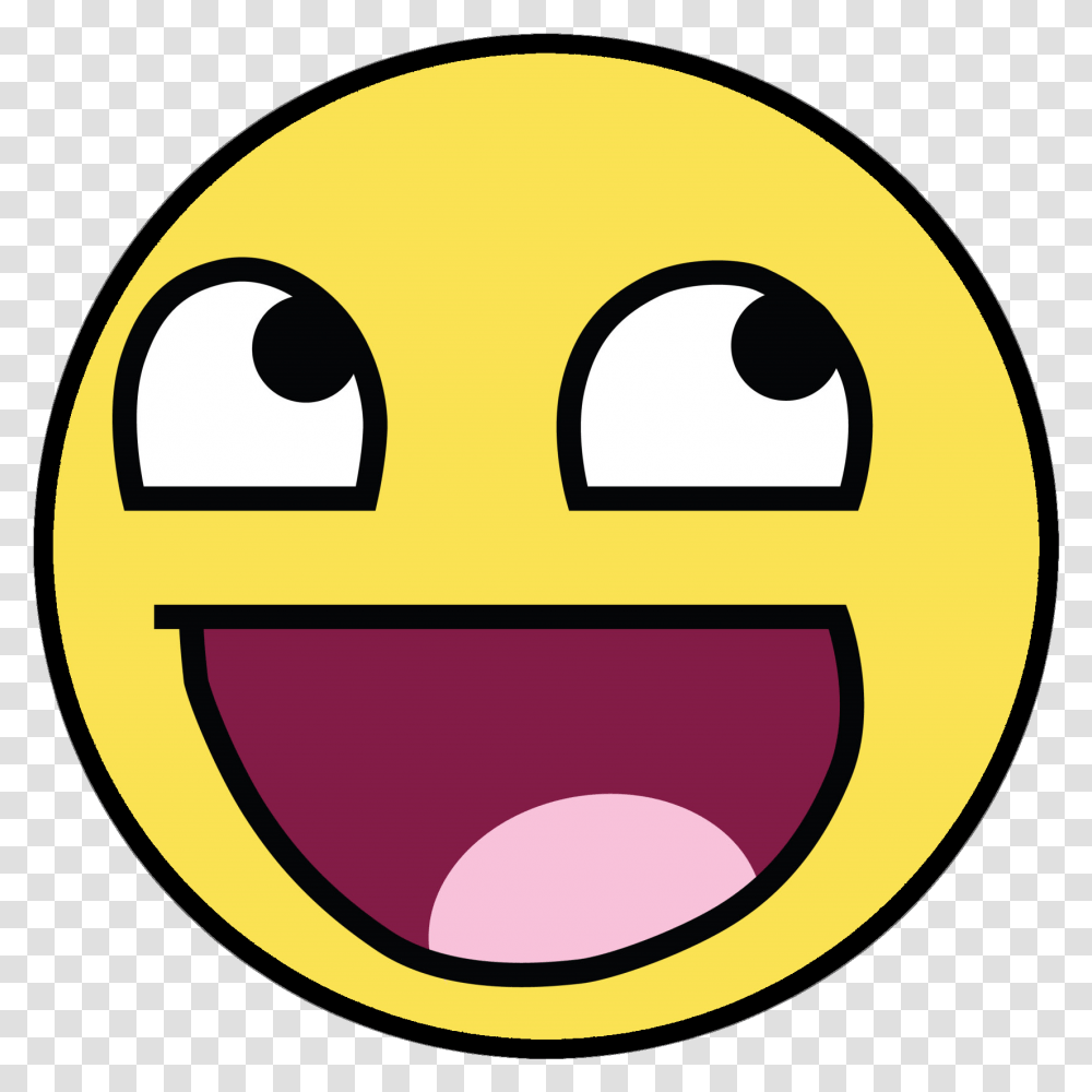 Meme Emoji Awesome Face, Label, Pac Man, Car Transparent Png
