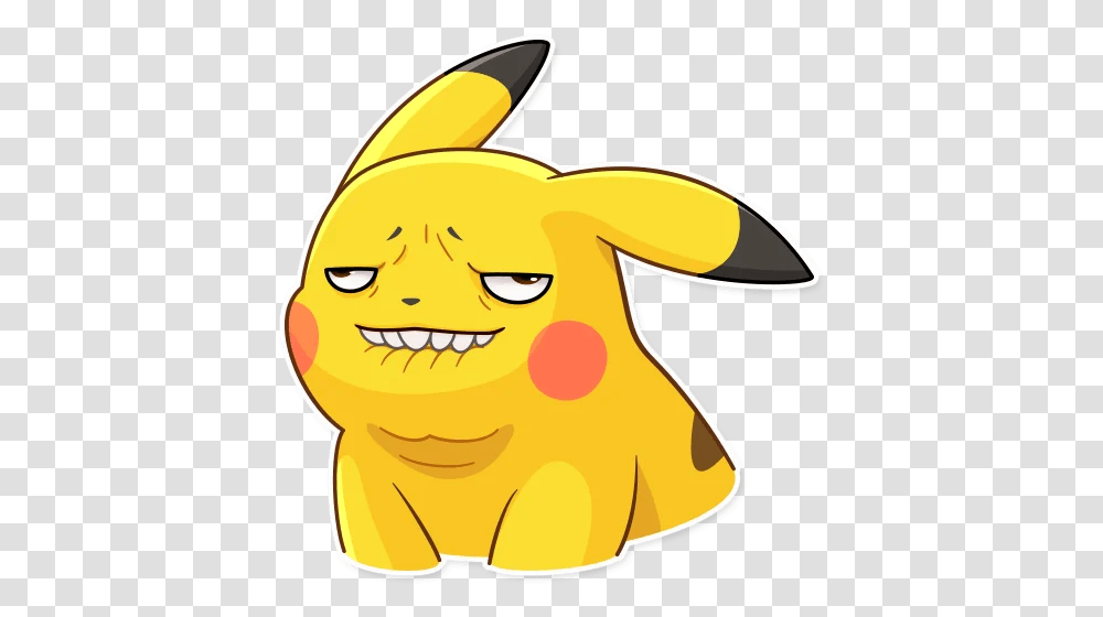 Meme Emoji Discord Emoji Pikachu Stiker, Mammal, Animal, Goat, Deer Transparent Png