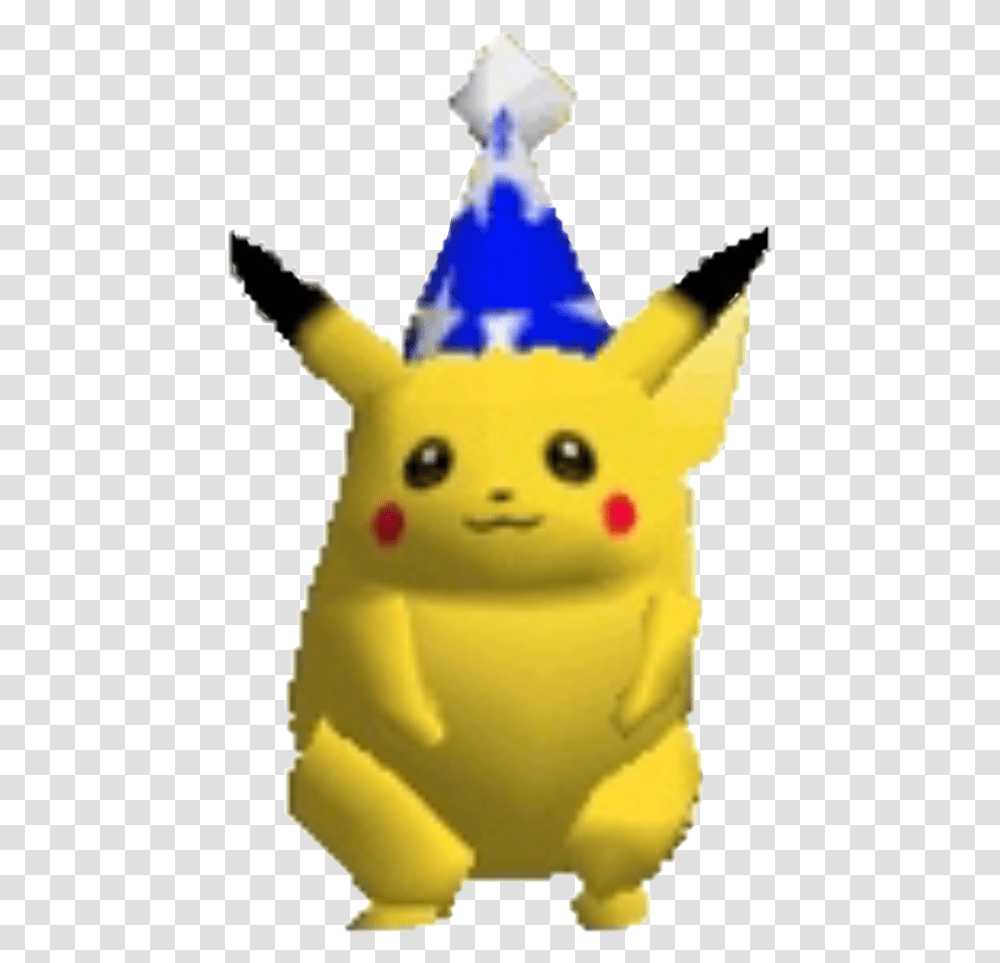 Meme Funny Tumblr Aesthetic Pikachu Nintendo Party Hat Pikachu Smash, Snowman, Winter, Outdoors, Nature Transparent Png