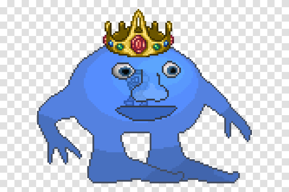 Meme Man Ha Ft Transform I N To Bossf King Slime Crown, Animal, Wildlife, Mammal, Amphibian Transparent Png