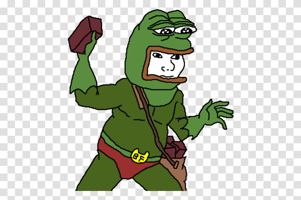 Meme Pepe Sad Frog, Elf, Face, Person, Green Transparent Png