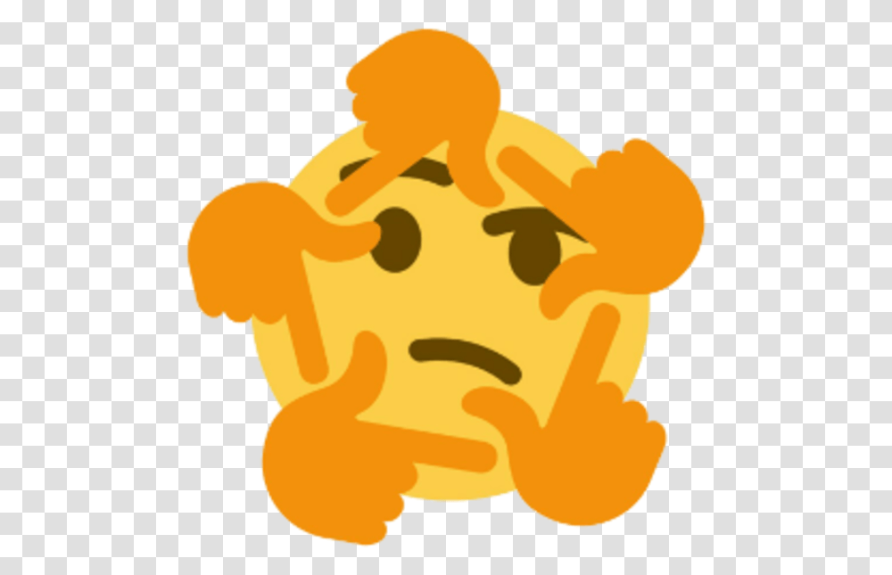 Meme Thinking Face Emoji, Food, Bread, Sweets, Confectionery Transparent Png