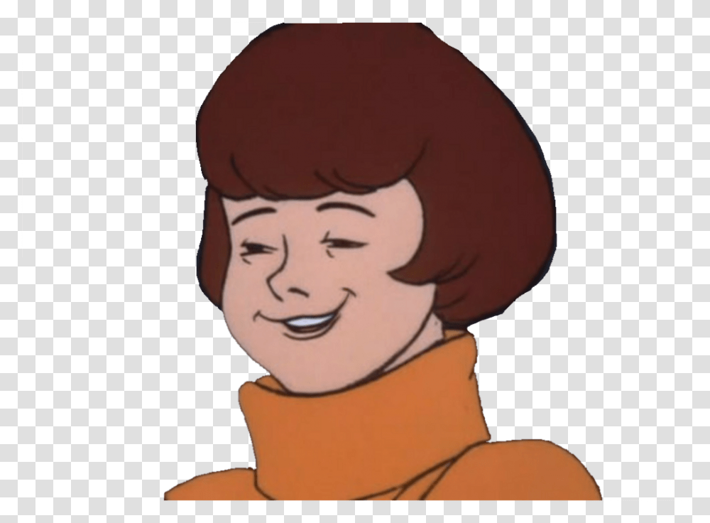 Meme Velma Scoobydoo Funny Girl Freetoedit, Hair, Person, Face, Head Transparent Png