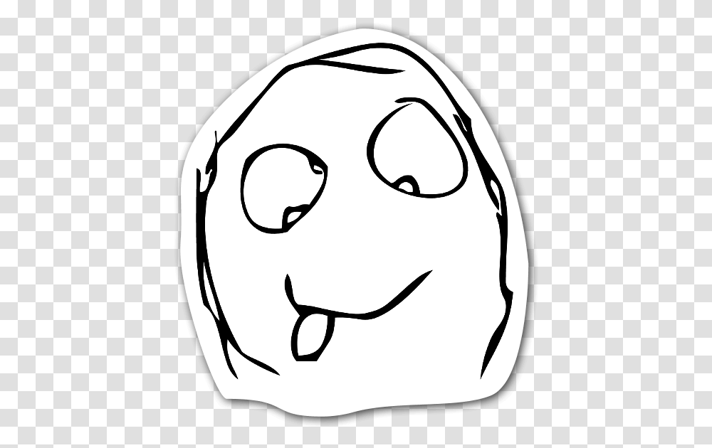 Memes Crazy Face Sticker Stiquers De Memes, Stencil, Label, Food Transparent Png