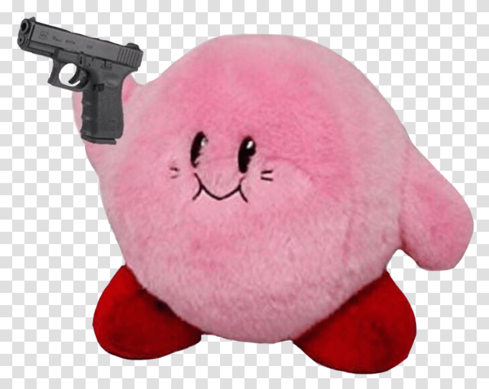 Memes Meme Kirby Freetoedit Kirby Meme, Plush, Toy, Gun, Weapon Transparent Png