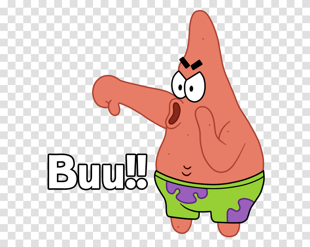 Memes Picture Patrick Star Thumbs Down, Clothing, Apparel, Axe, Tool Transparent Png