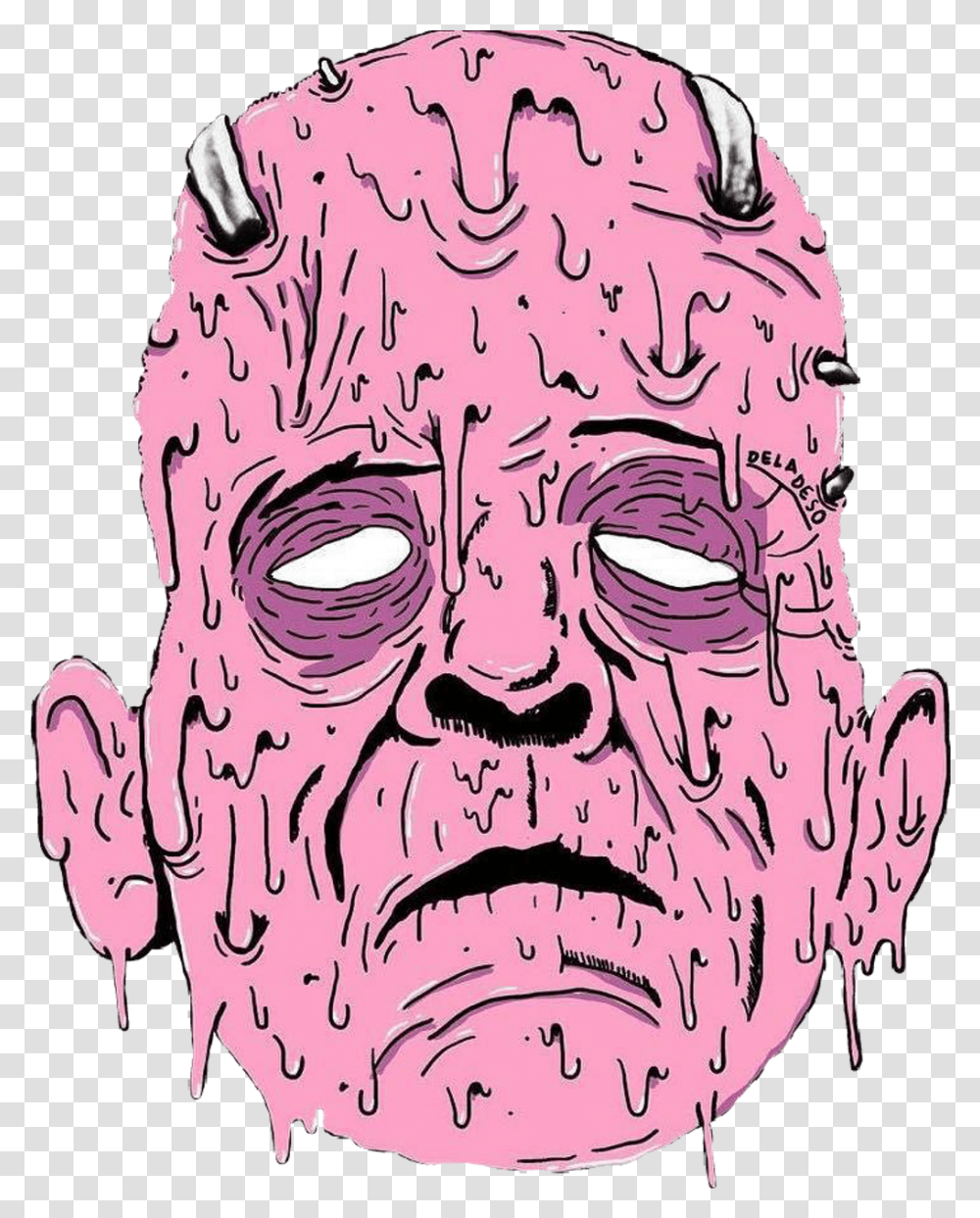 Memezasf Sticker Frankenstein Grime, Mask, Person, Human, Head Transparent Png