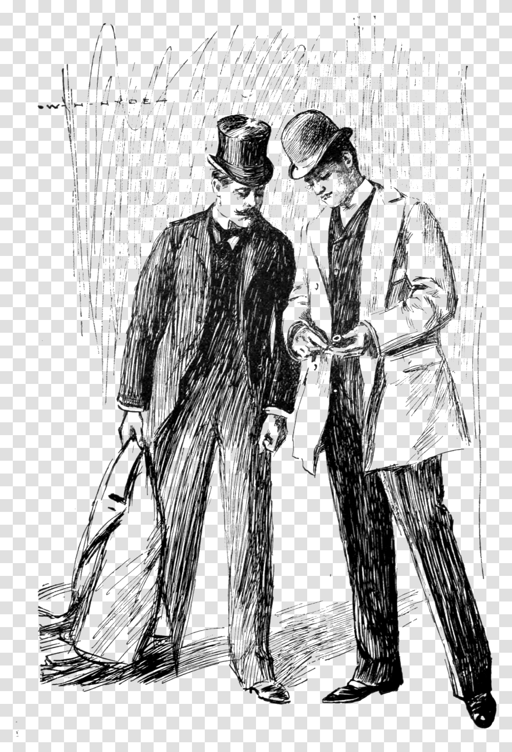 Memoirs Of Sherlock Holmes 1894 Burt Sherlock Holmes Original Art, Person, Statue, Sculpture Transparent Png
