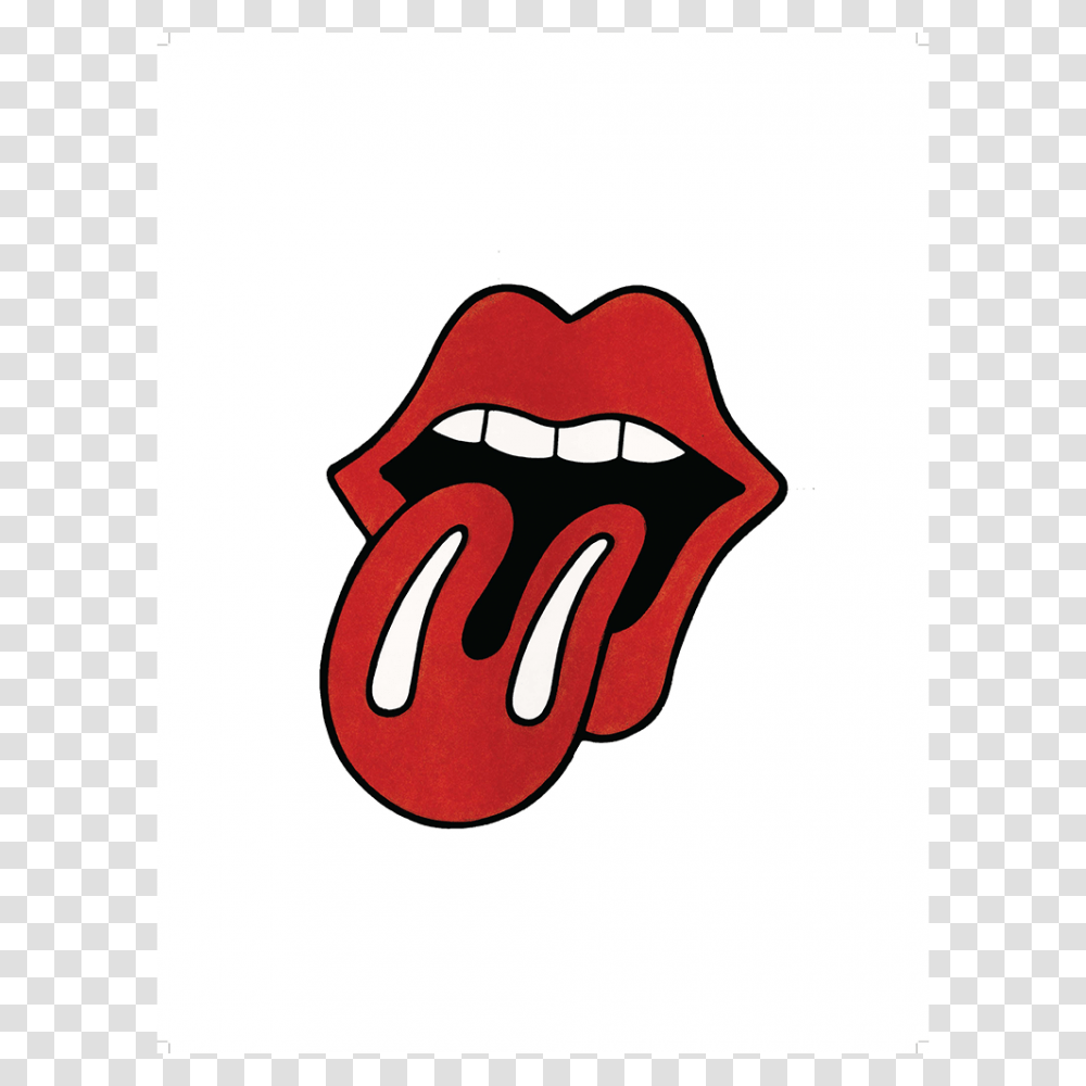 Memorabilia Licks Logo Lithograph The Rolling Stones, Ketchup, Food, Mouth, Lip Transparent Png