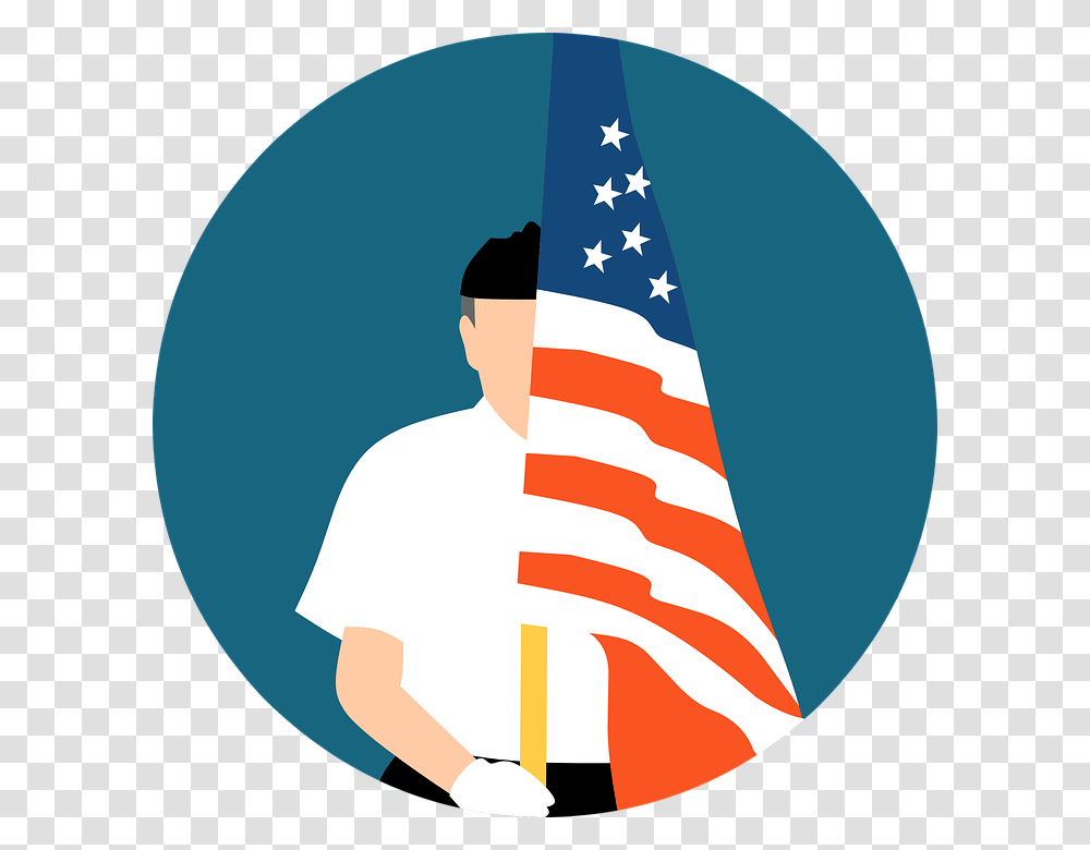 Memorial Day Vent Memorial Flag Icon Veteran Memorial Day Graphics, American Flag, Person, Human Transparent Png