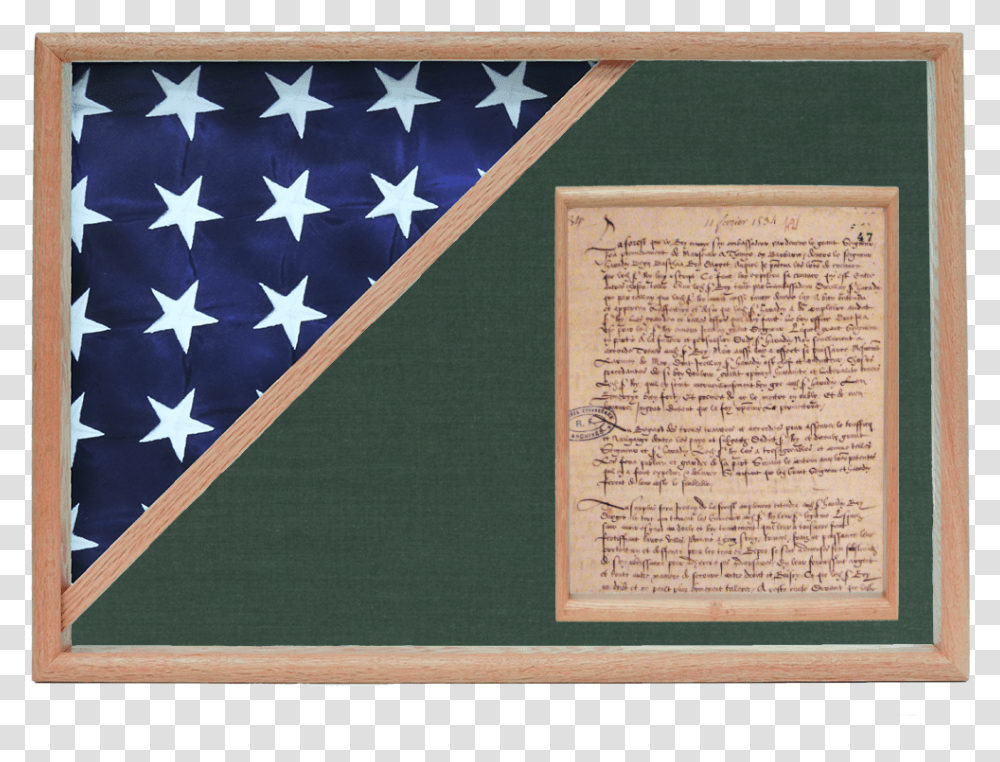Memorial Flag And Document Display Case Flag, Rug, American Flag Transparent Png