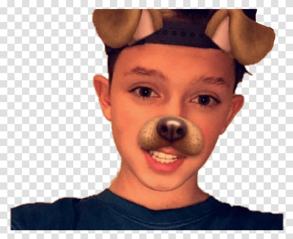 Memories Sticker Jacobsartorius Cute Dogfilter Snap Cute Snap Filters For Boys, Face, Person, Head, Portrait Transparent Png
