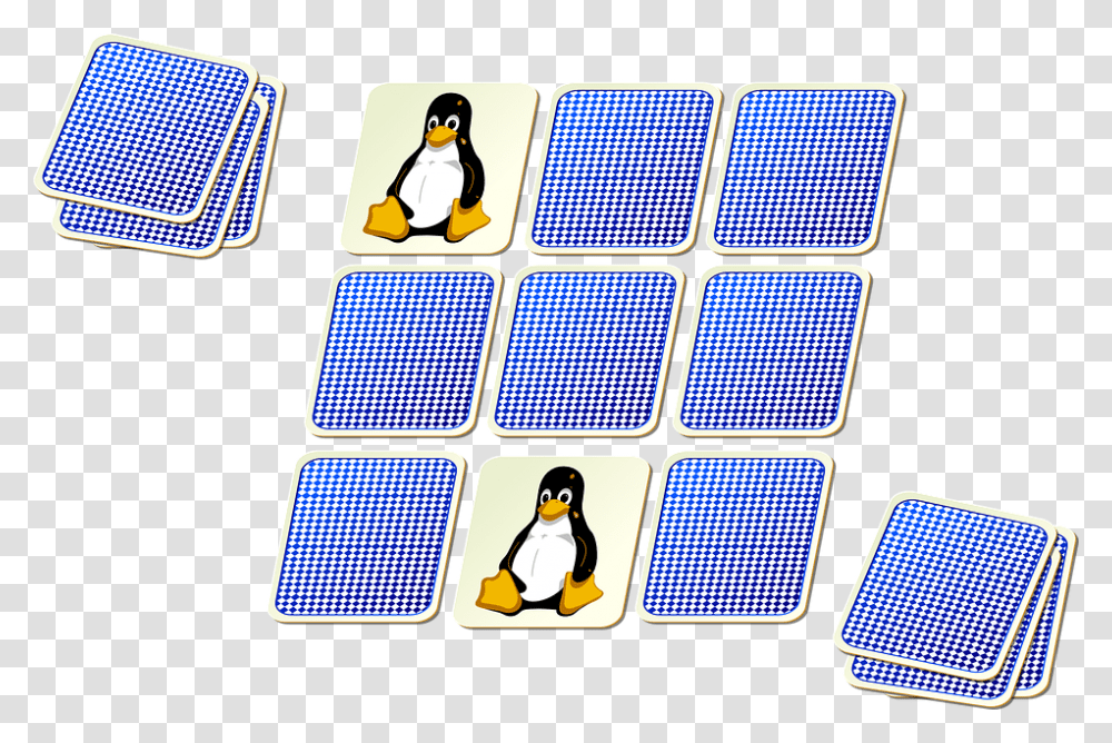 Memory Card Board Memory Game Clipart, Penguin, Bird, Animal, Electronics Transparent Png